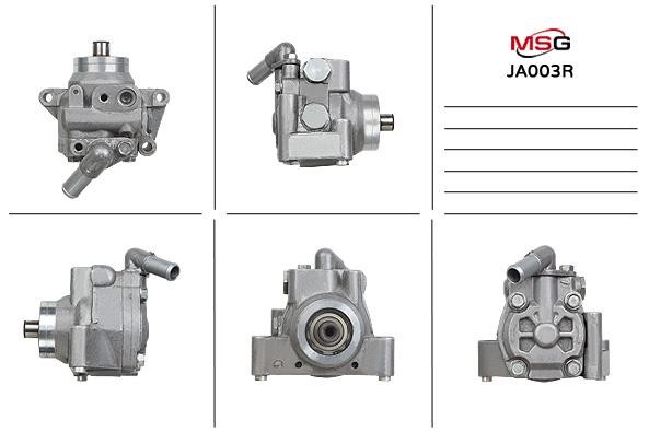 MSG Rebuilding JA003R Power steering pump reconditioned JA003R