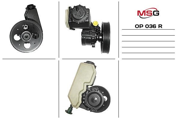 MSG Rebuilding OP036R Power steering pump reconditioned OP036R