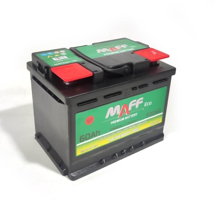 Maff 555 80 Battery MAFF eco 6ST-60 12V 60Ah 530A(EN) R+ 55580