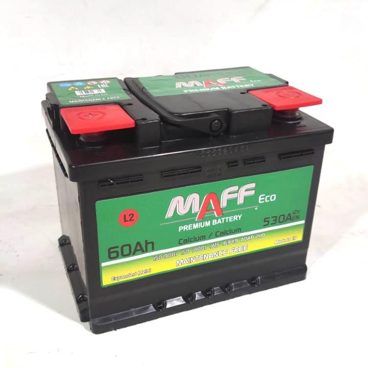 Maff 555 81 Battery MAFF eco 6ST-60 12V 60Ah 530A(EN) L+ 55581