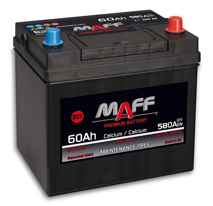 Maff 560 E68 Battery MAFF 6ST-60 12V 60Ah 580A(EN) R+ 560E68