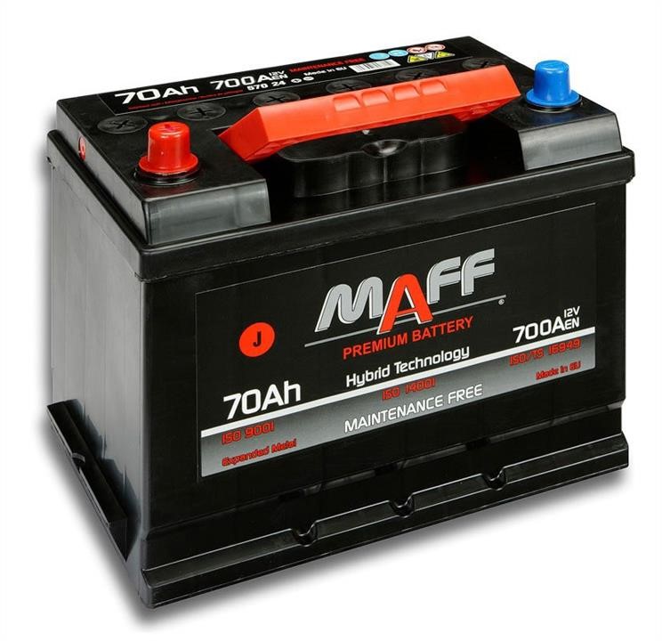 Maff 570 E24 Battery MAFF 6ST-70 12V 70Ah 700A(EN) L+ 570E24