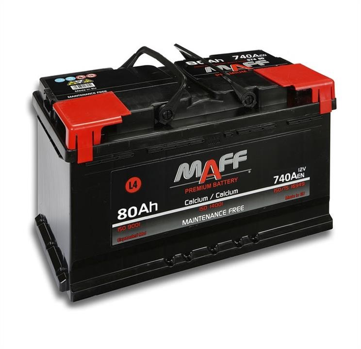 Maff 580 E8 Battery MAFF 6ST-80 12V 80Ah 740A(EN) R+ 580E8