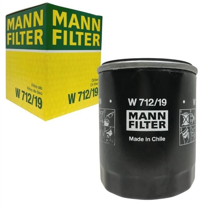 Mann-Filter W 712/19 Oil Filter W71219