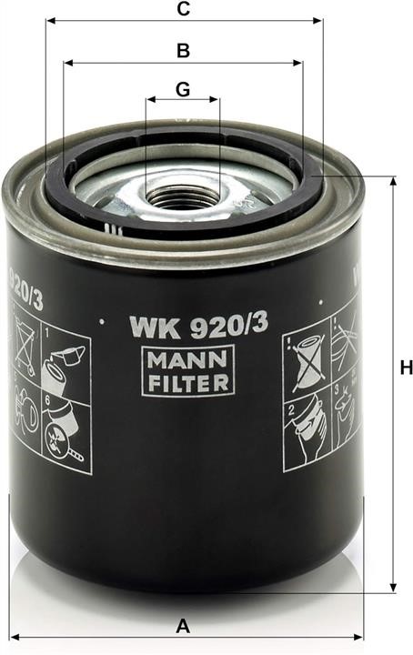 Buy Mann-Filter W 920&#x2F;3 at a low price in United Arab Emirates!