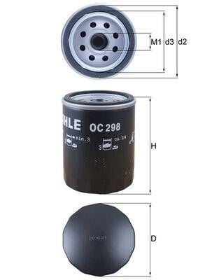 Buy Mahle/Knecht OC 298 at a low price in United Arab Emirates!