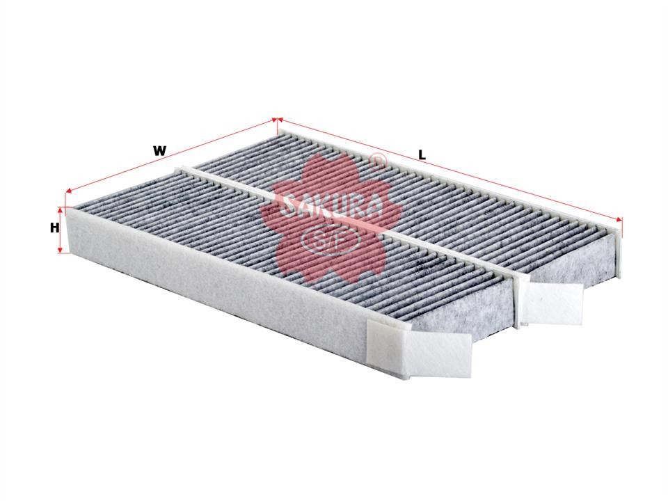 Sakura CAC-21110-S Activated Carbon Cabin Filter CAC21110S