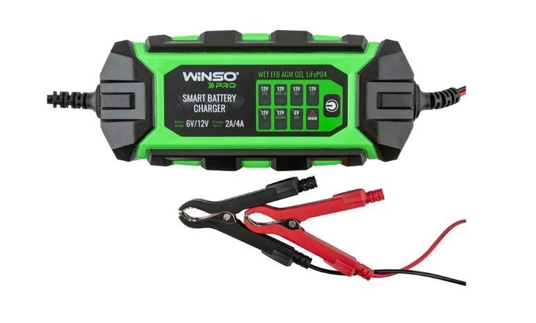 Winso 139310 Battery charger WINSO PRO 8LEDs 4A, 6V/12V, 4-120A/h 139310
