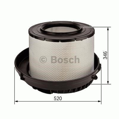 Bosch 0 986 626 784 Air filter 0986626784