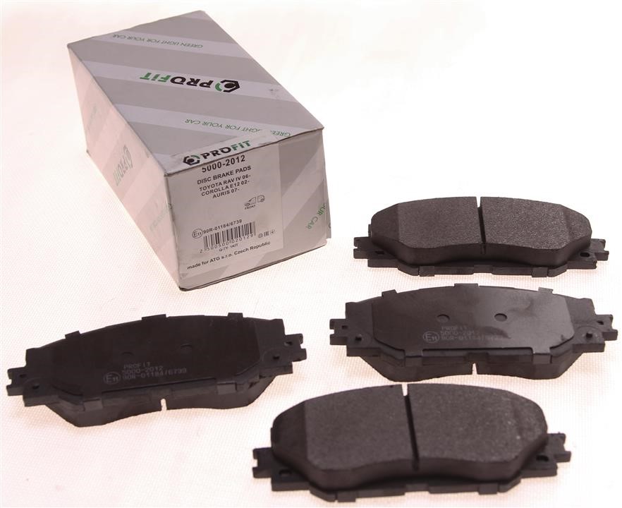Front disc brake pads, set Profit 5000-2012