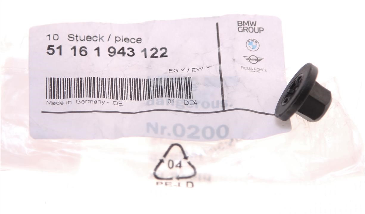 Nut BMW 51 16 1 943 122