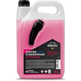 Brexol 48021171333 Winter windshield washer fluid -27°С, BomBiBom, 4L 48021171333