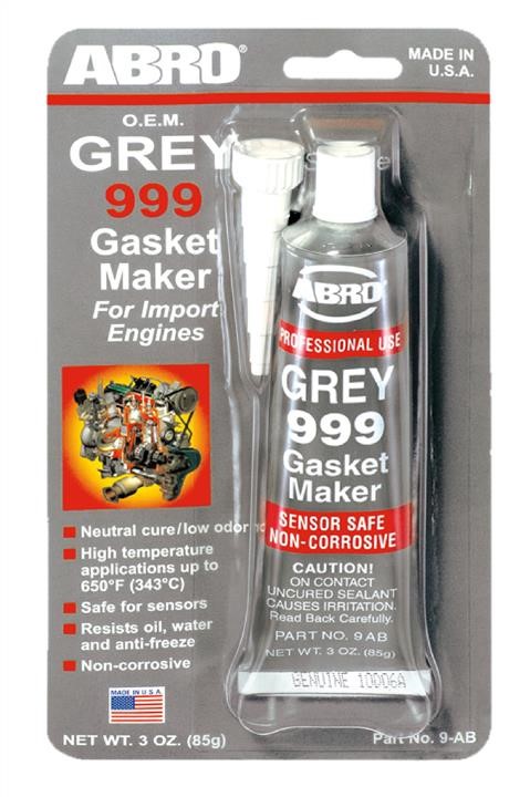 Abro 9АВ Gasket sealant (gray) 85 g 9