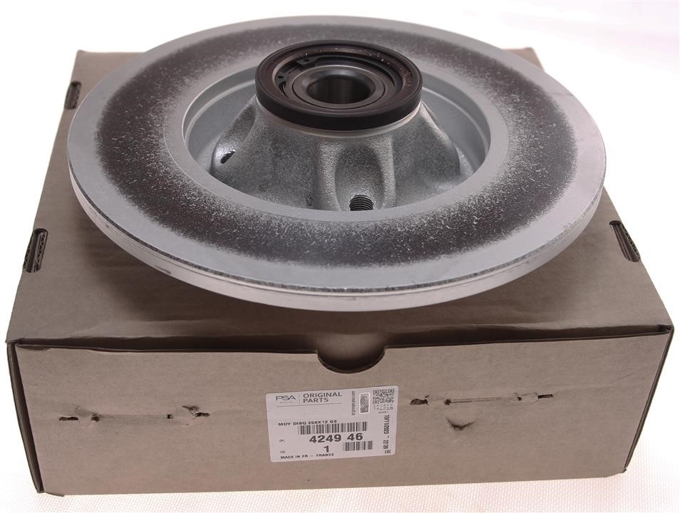 Rear solid brake disc Citroen/Peugeot 4249 46