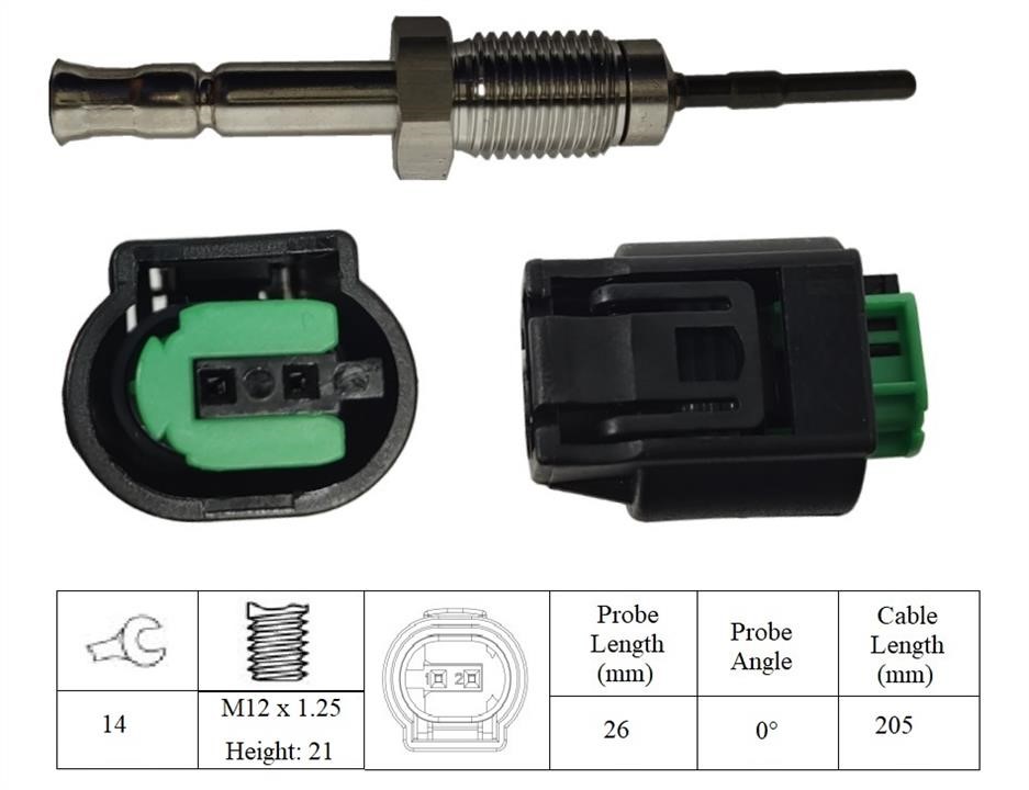 Intermotor 27010 Exhaust gas temperature sensor 27010