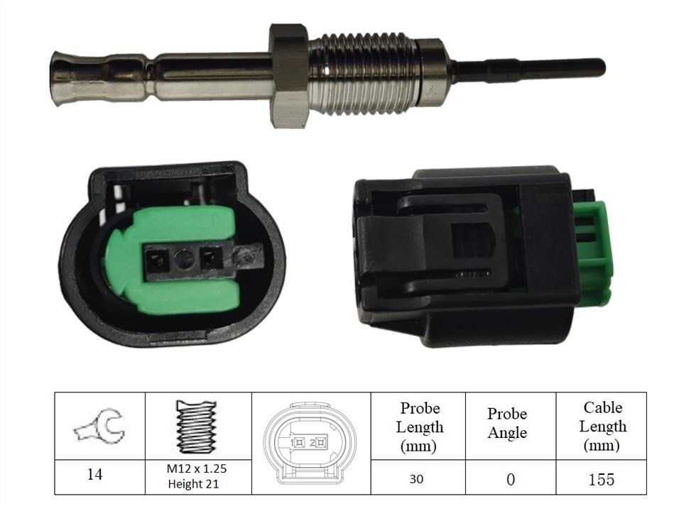 Intermotor 27011 Exhaust gas temperature sensor 27011