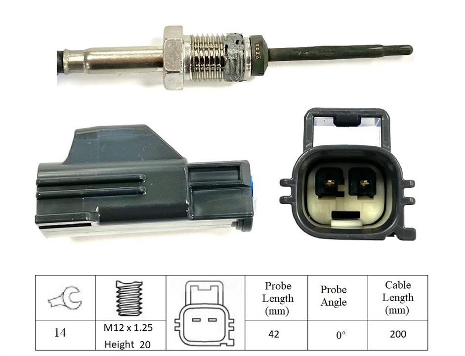 Intermotor 27031 Exhaust gas temperature sensor 27031