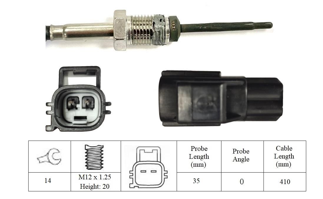 Intermotor 27032 Exhaust gas temperature sensor 27032