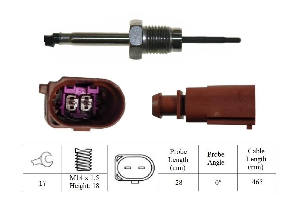 Intermotor 27057 Exhaust gas temperature sensor 27057