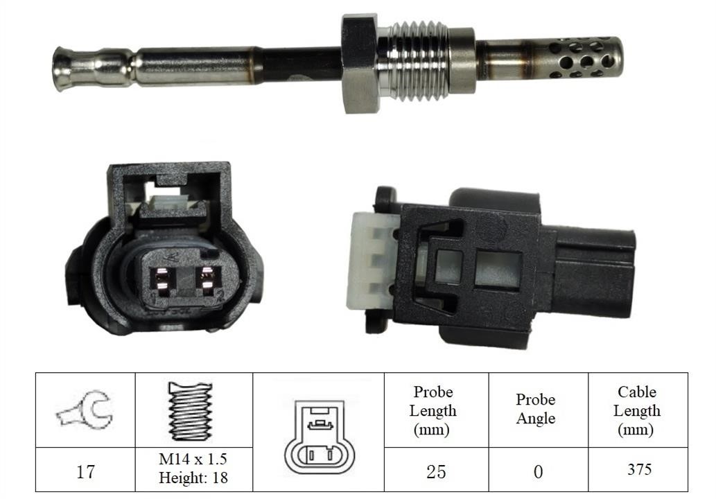 Intermotor 27201 Exhaust gas temperature sensor 27201