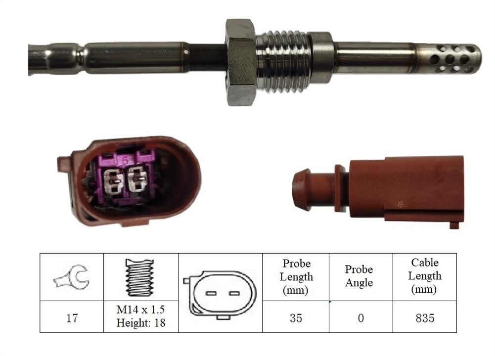 27092 Intermotor Exhaust gas temperature sensor
