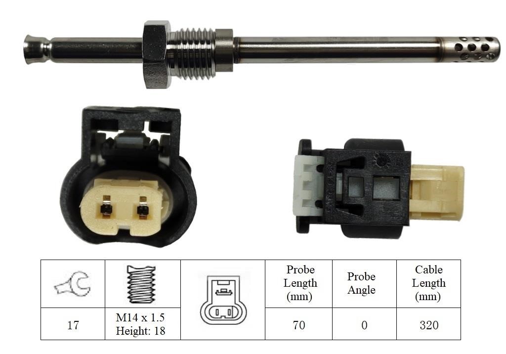 Intermotor 27211 Exhaust gas temperature sensor 27211