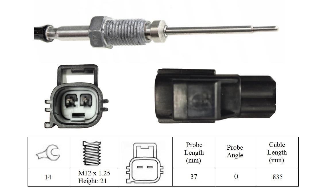 Intermotor 27301 Exhaust gas temperature sensor 27301