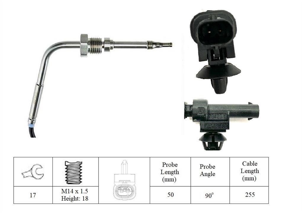 Intermotor 27306 Exhaust gas temperature sensor 27306