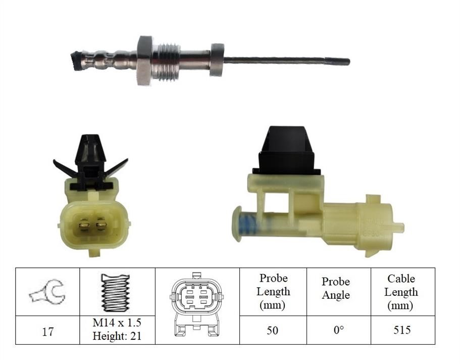27221 Intermotor Exhaust gas temperature sensor