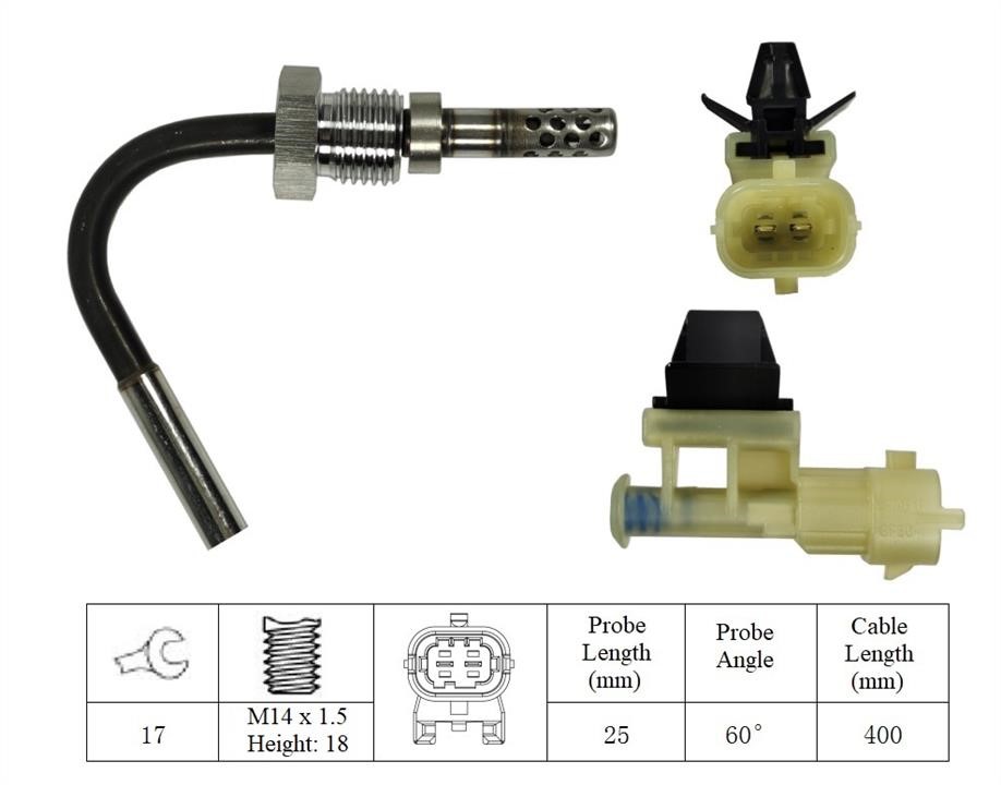 Intermotor 27112 Exhaust gas temperature sensor 27112