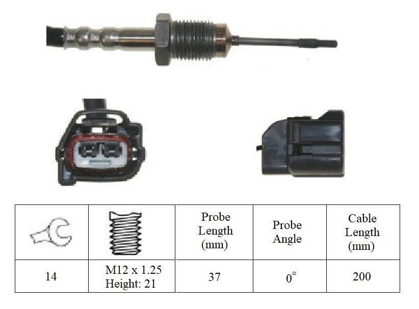 Intermotor 27116 Exhaust gas temperature sensor 27116