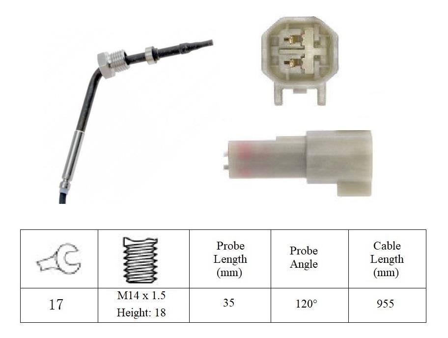 Intermotor 27340 Exhaust gas temperature sensor 27340