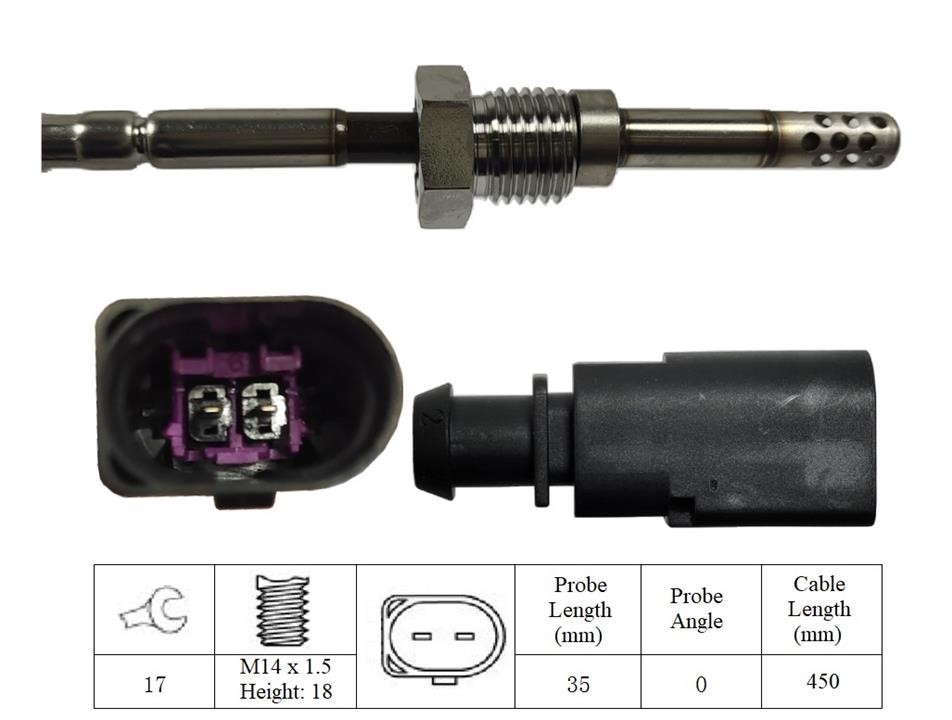 Intermotor 27256 Exhaust gas temperature sensor 27256