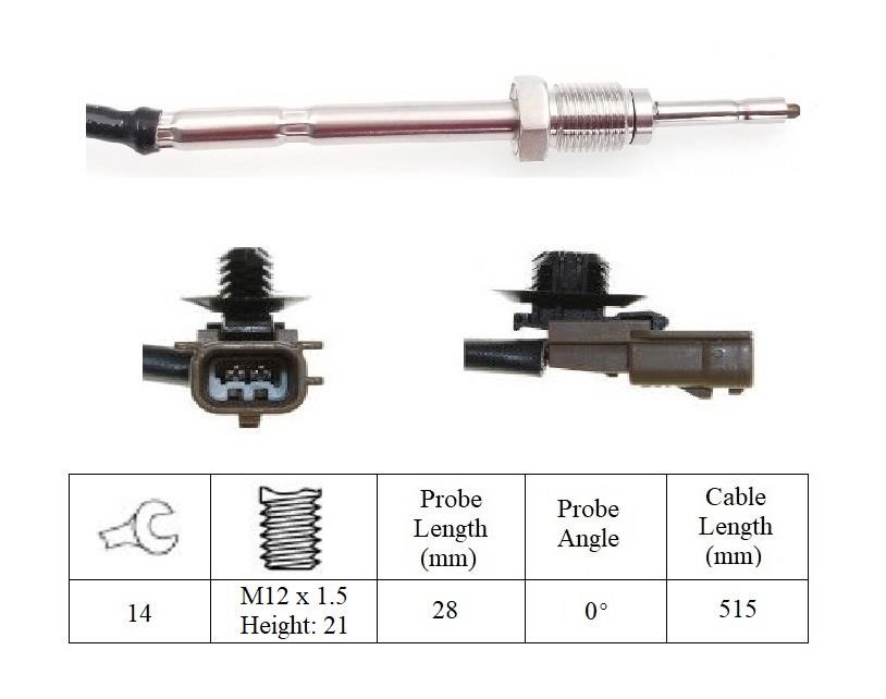 Intermotor 27351 Exhaust gas temperature sensor 27351