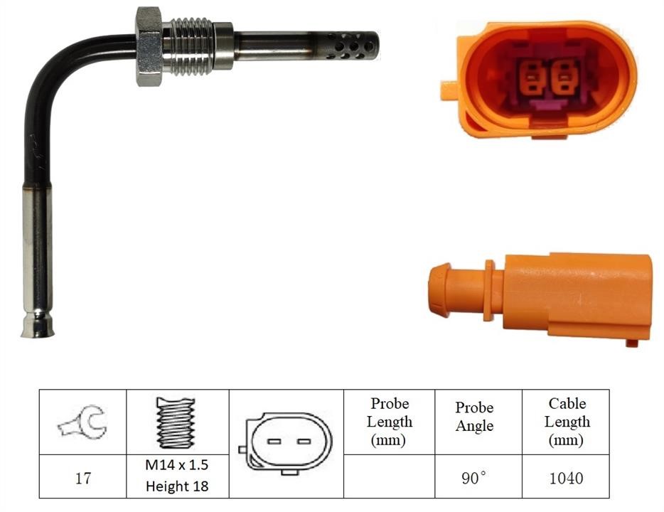 Intermotor 27360 Exhaust gas temperature sensor 27360