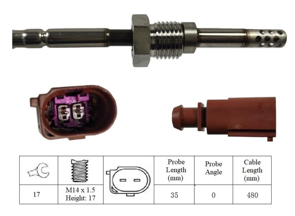 Intermotor 27361 Exhaust gas temperature sensor 27361