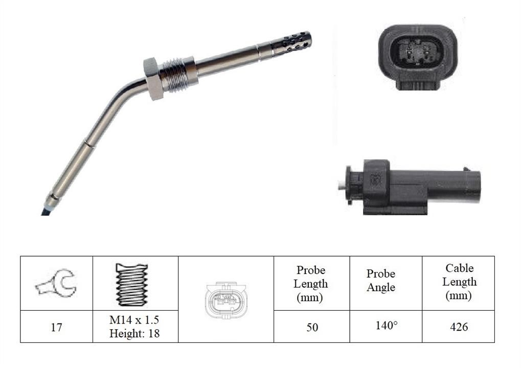 Intermotor 27404 Exhaust gas temperature sensor 27404