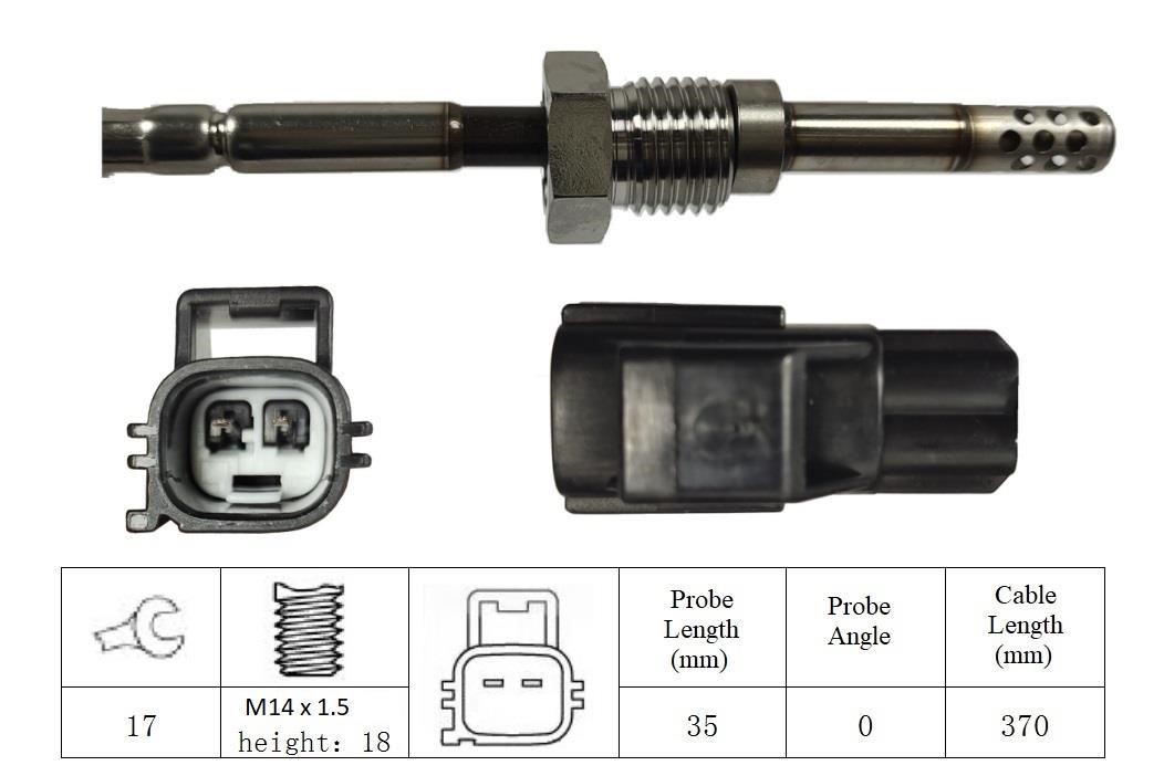 Intermotor 27187 Exhaust gas temperature sensor 27187