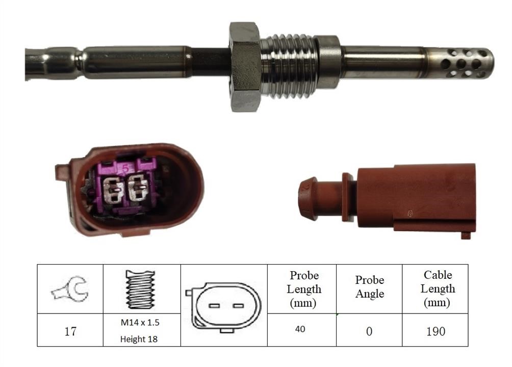 Intermotor 27278 Exhaust gas temperature sensor 27278