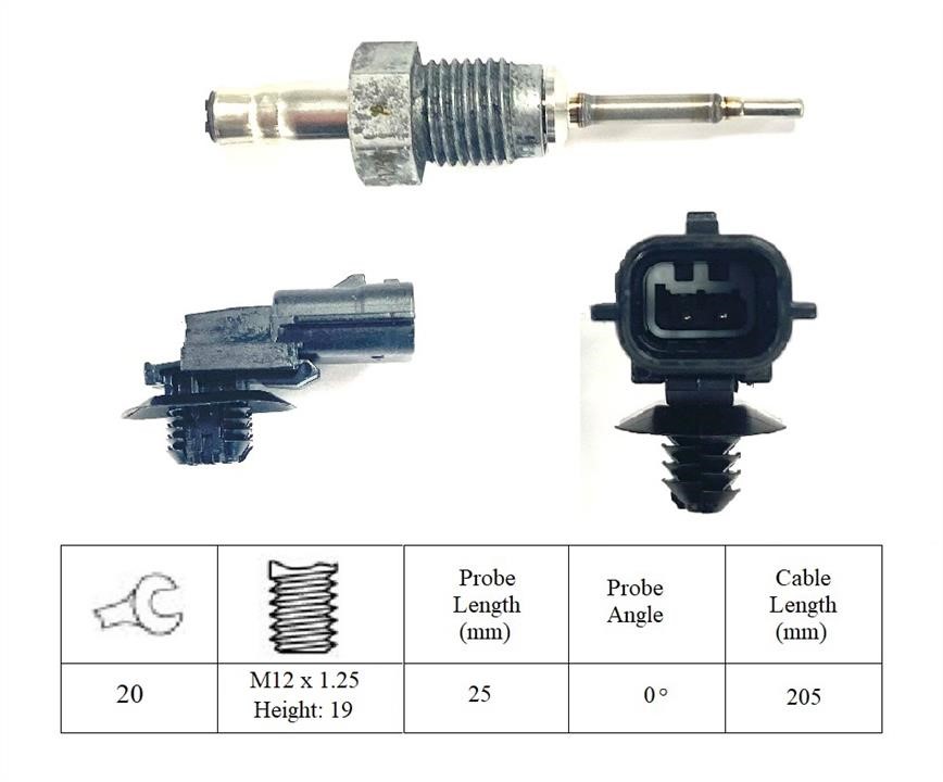 Intermotor 27371 Exhaust gas temperature sensor 27371