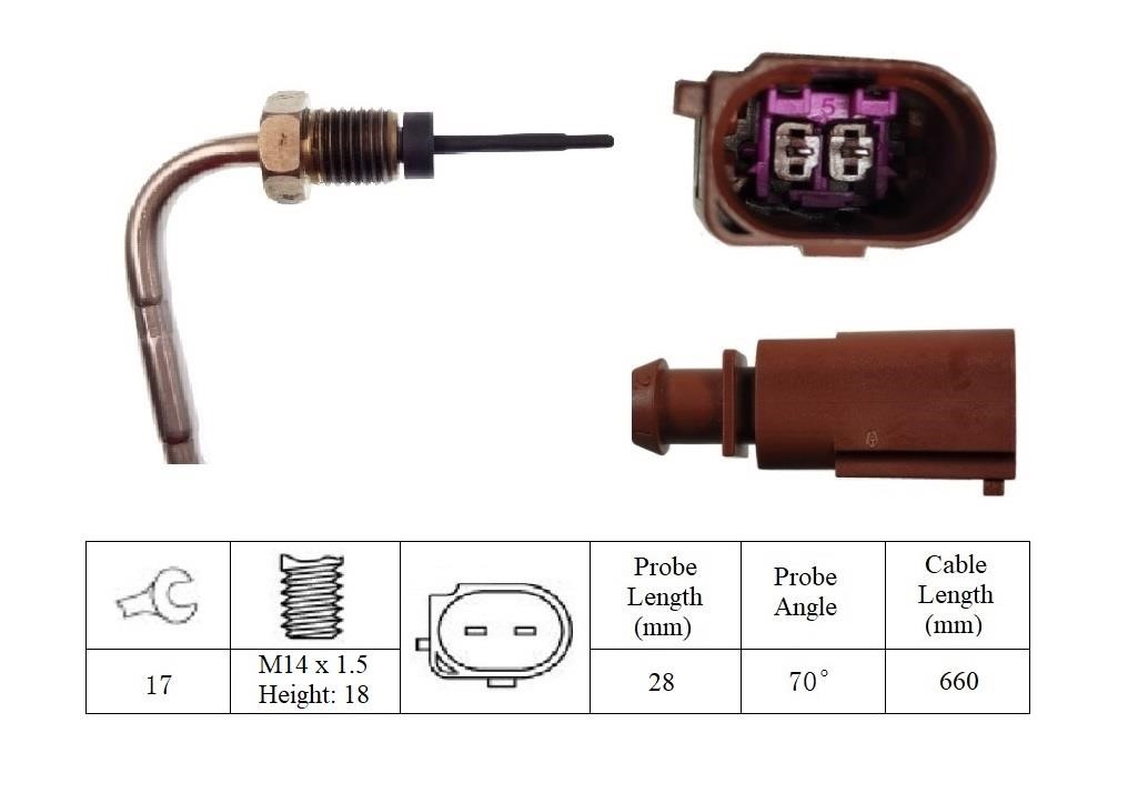 Intermotor 27190 Exhaust gas temperature sensor 27190