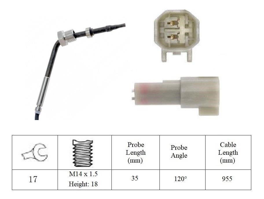 Lemark LXT325 Exhaust gas temperature sensor LXT325