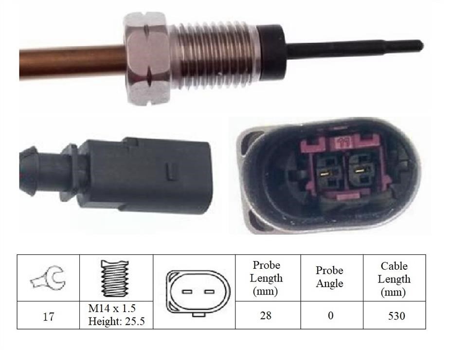 Lemark LXT063 Exhaust gas temperature sensor LXT063