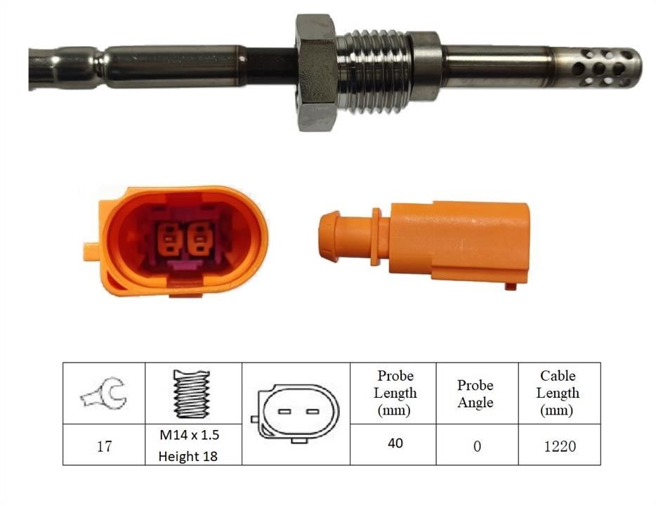 Lemark LXT257 Exhaust gas temperature sensor LXT257