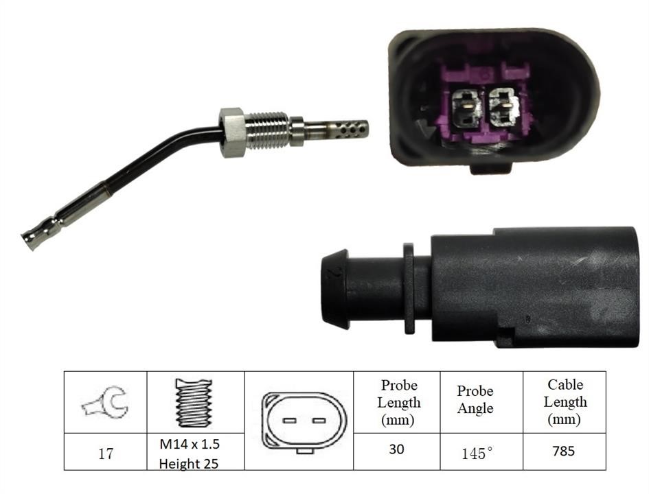 Lemark LXT196 Exhaust gas temperature sensor LXT196