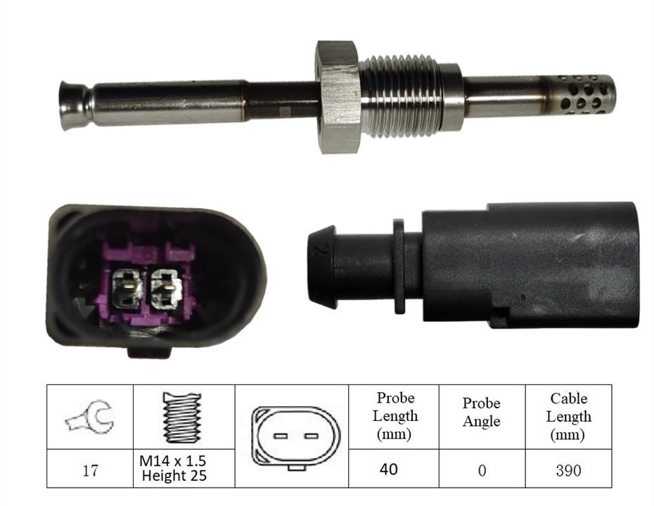 Lemark LXT302 Exhaust gas temperature sensor LXT302