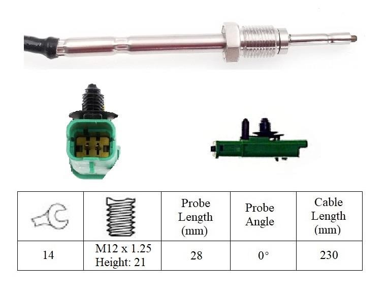 Lemark LXT337 Exhaust gas temperature sensor LXT337