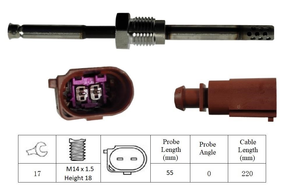 Lemark LXT261 Exhaust gas temperature sensor LXT261