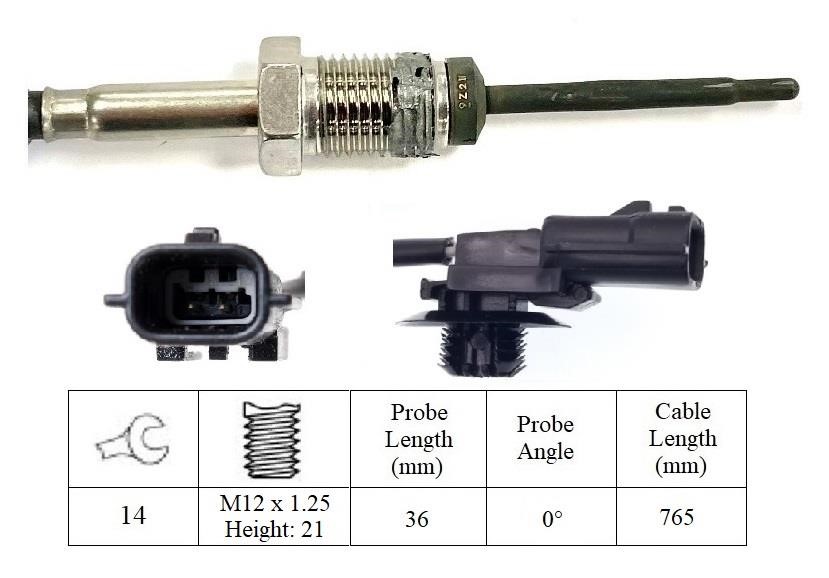 Lemark LXT344 Exhaust gas temperature sensor LXT344