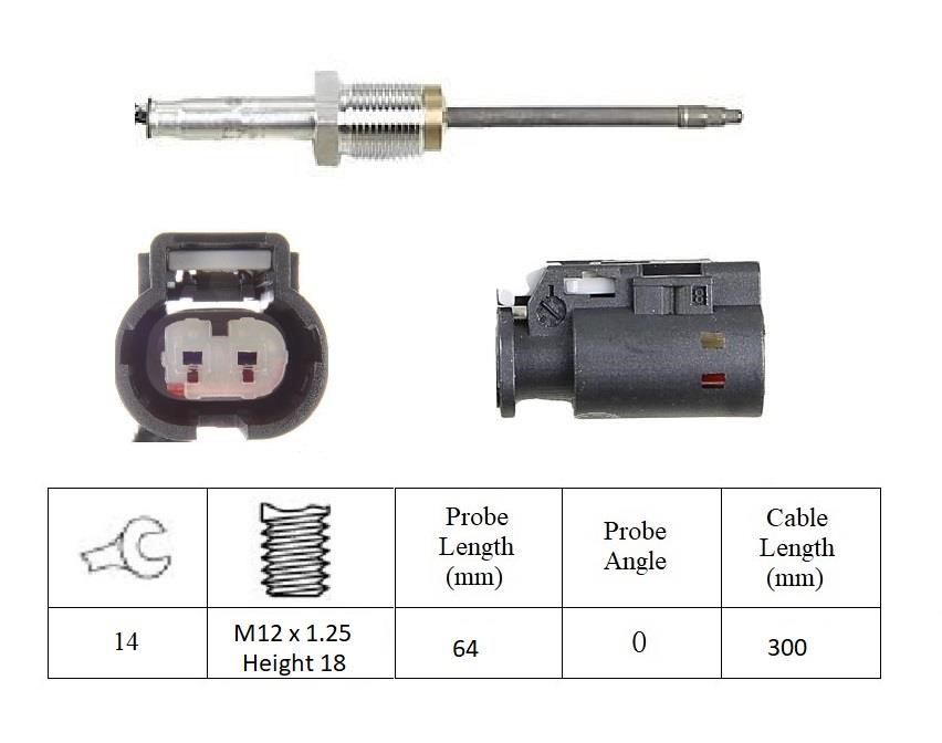 Lemark LXT360 Exhaust gas temperature sensor LXT360